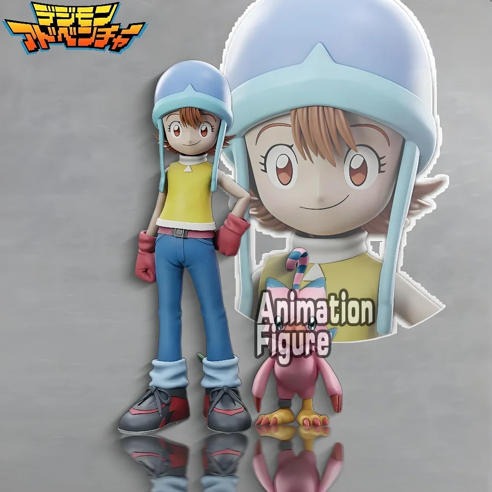 

5-16cm Anime Digimon Adventure Figure Takenouchi Sora And Piyomon Action Figures Pvc Collection Model Toys for Children Gifts