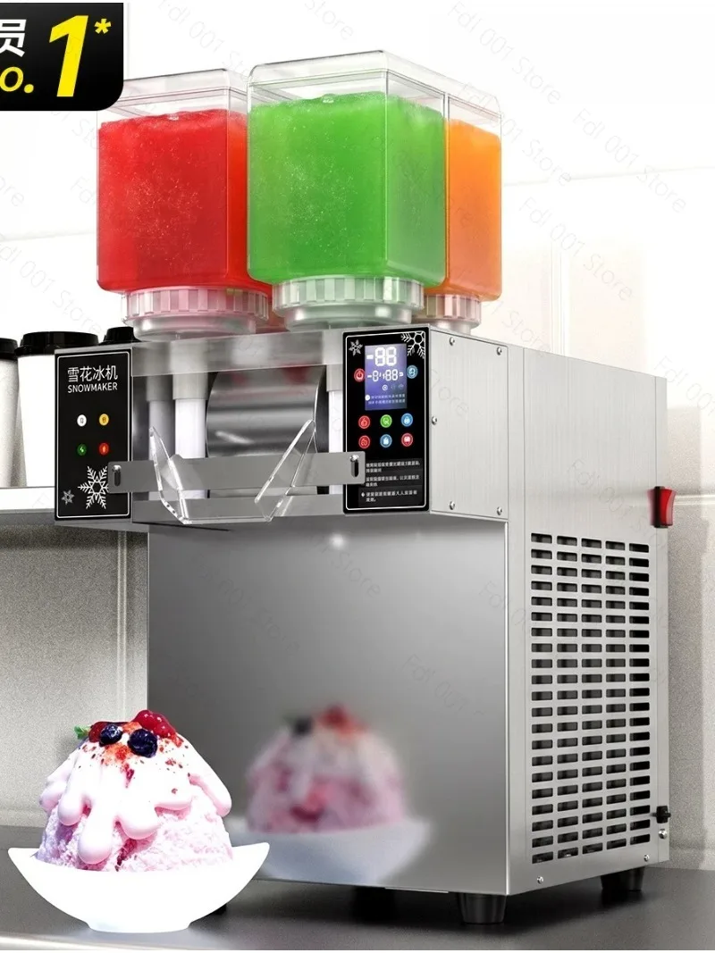 

2025 Commercial 4 Milk Snow Flake Ice Cream Shaver Machine Snowflake Ice Shaved Making Machine