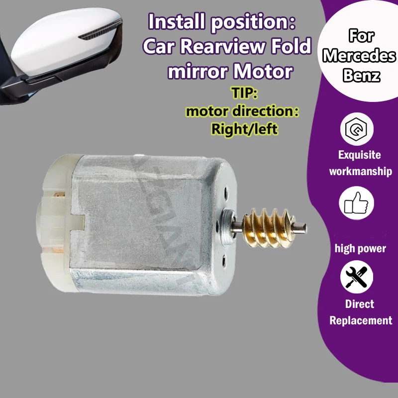 

AZGIANT For Mercedes Benz SLK R170 SLK230/320 1996-2004 Car Exterior Folding Mirror internal 12V Motor maintain kit 20045 3L3745