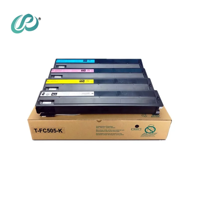 

4pcs CMYK500g T-FC505 Color Toner Cartridge for Toshiba e-Studio 2000 2500 2505 3005 4505 5005AC High Quality Printer Supplies