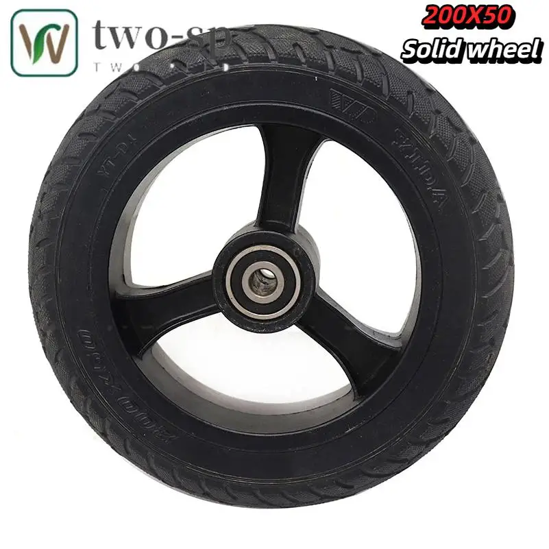 

200x50 solid rubber non inflatable tire wheels suitable for electric scooters