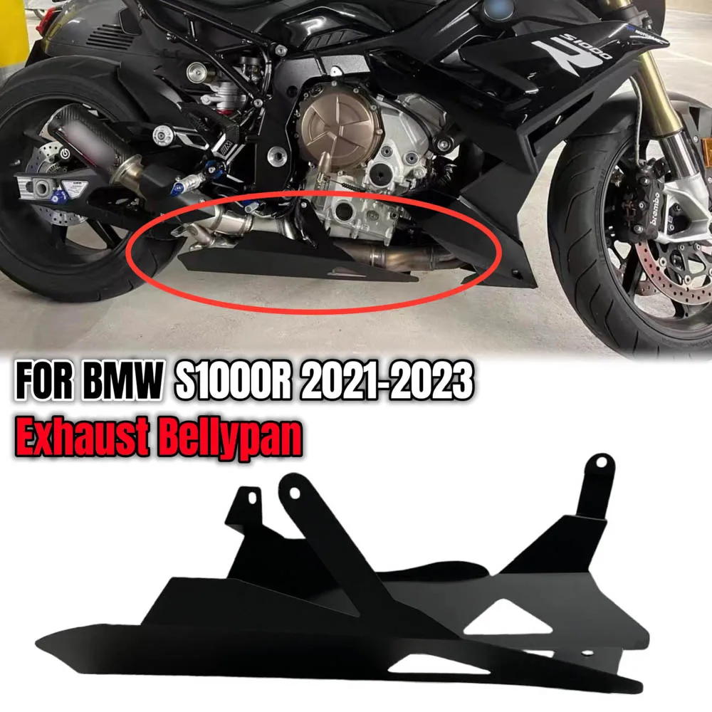 For BMW S1000 R 2021 2022 2023 S1000R Exhaust Protection Motorcycle Accessories Exhaust Car Cover Bellypan Bottom protection