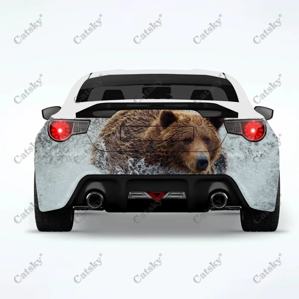 

black bear animal Car stickers, truck rear decoration, painting, car modification stickers, car accessories, rear decals