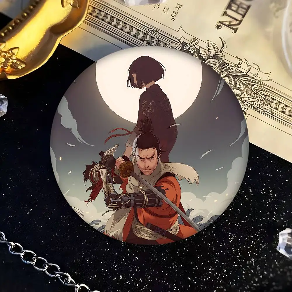 Sekiro Shadows يموت مرتين للتخصيص لينة زر دبوس للنساء مجوهرات إبداعية مضحك شارة الكرتون عاشق قبعة