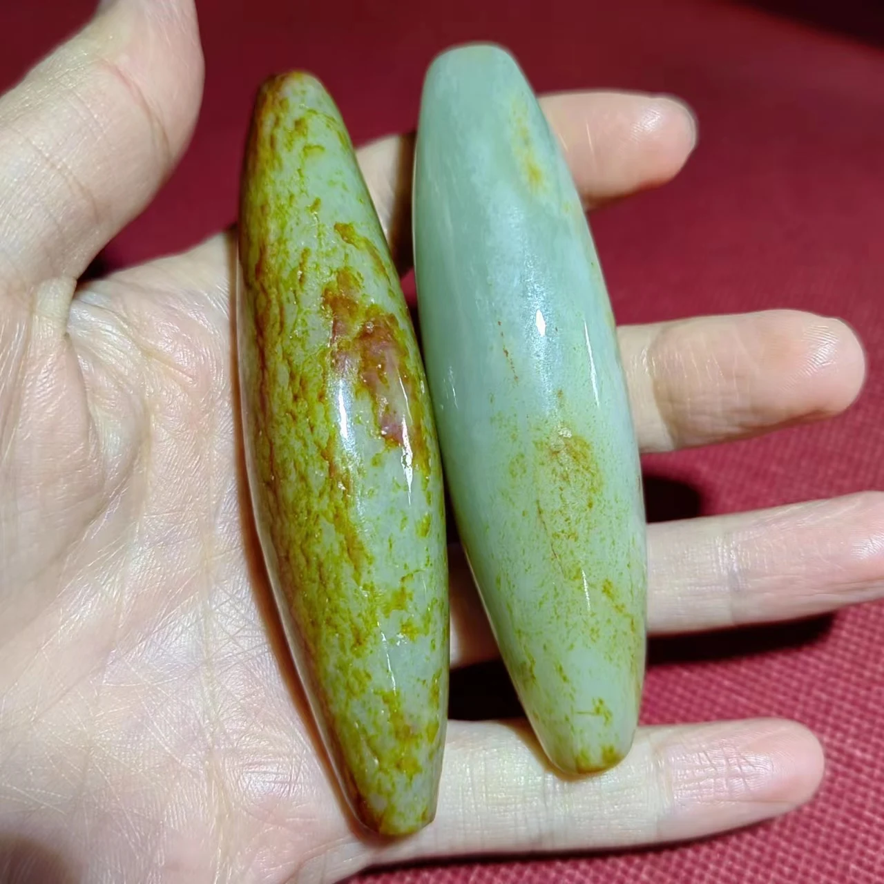 

1pcs/lot natural Hetian jade pendant ancient bead Collectible Ethnic style ornaments Accessories jewelry Ethnography diy taki