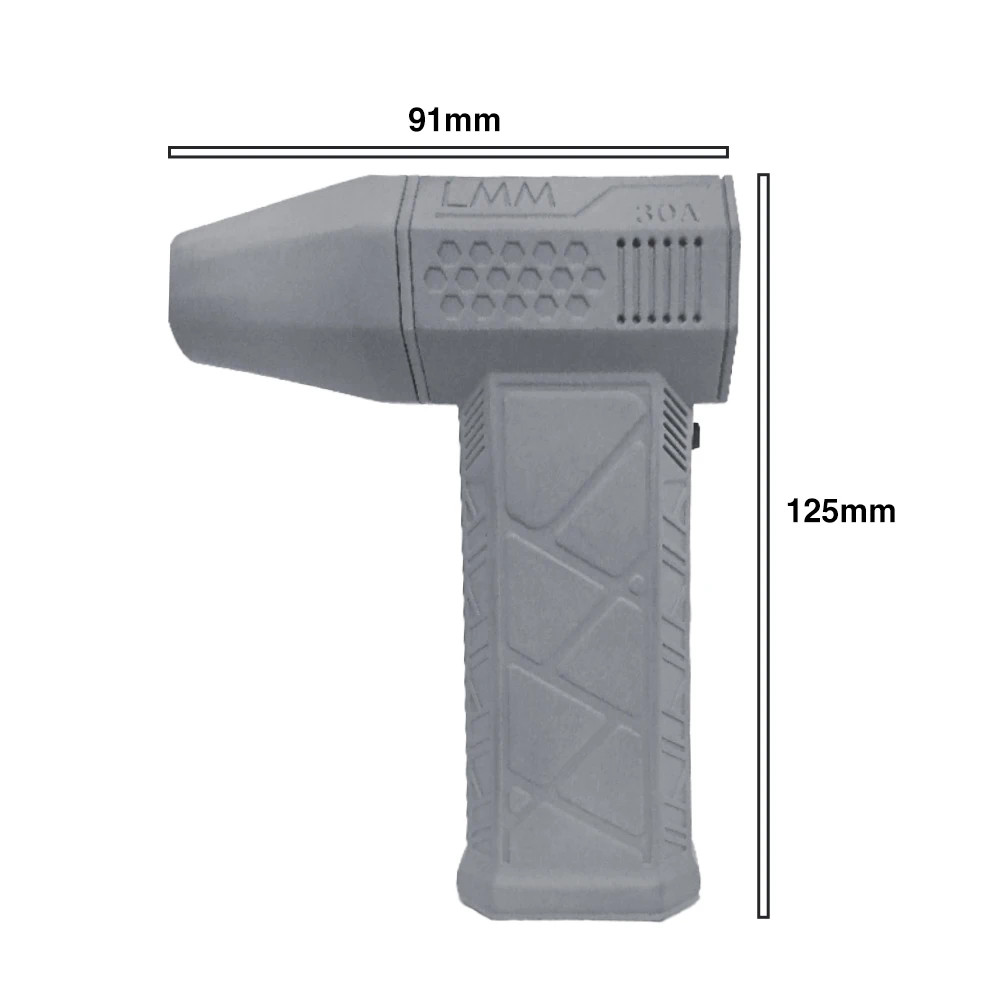 Ventilador potente con conducto de alta velocidad, miniventilador Turbo de chorro de 110.000 RPM, Motor sin escobillas de alto rendimiento