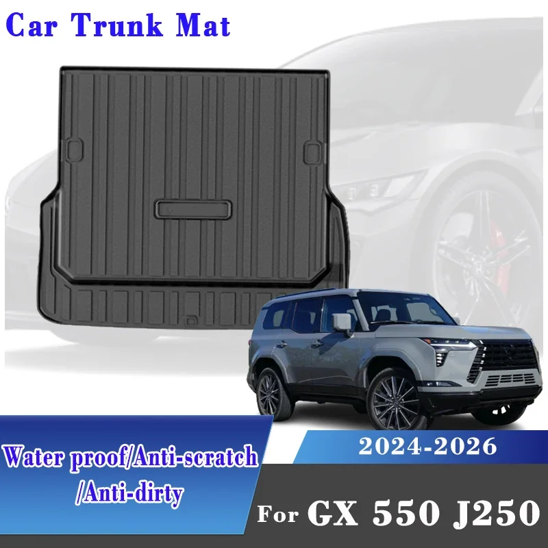 Car Trunk Mat For Lexus GX 550 Toyota Land Cruiser Prado J250 2024-2026 Auto Boot Mats Rear Trunk Storage Pad Cars Accessories