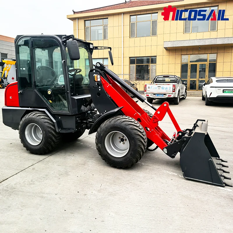 Best-Selling Telescopic Diesel Loader Landward Compact Wheel Loader With EPA Certification Articulated Mini Loader