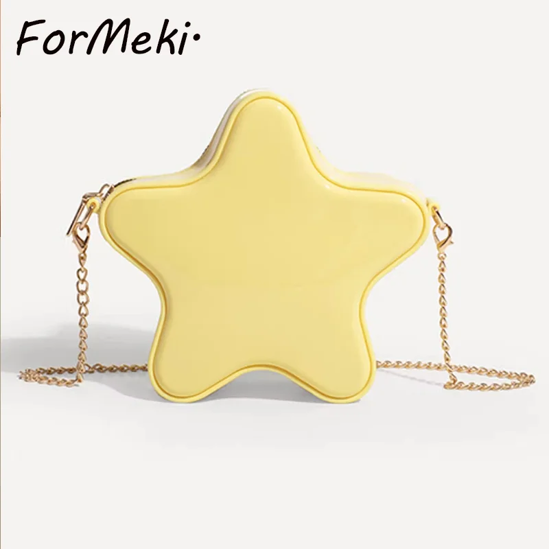 

2023 Mini Bag For Women Chain Star Design Candy Color Ladies Female Crossbody Bag Summer