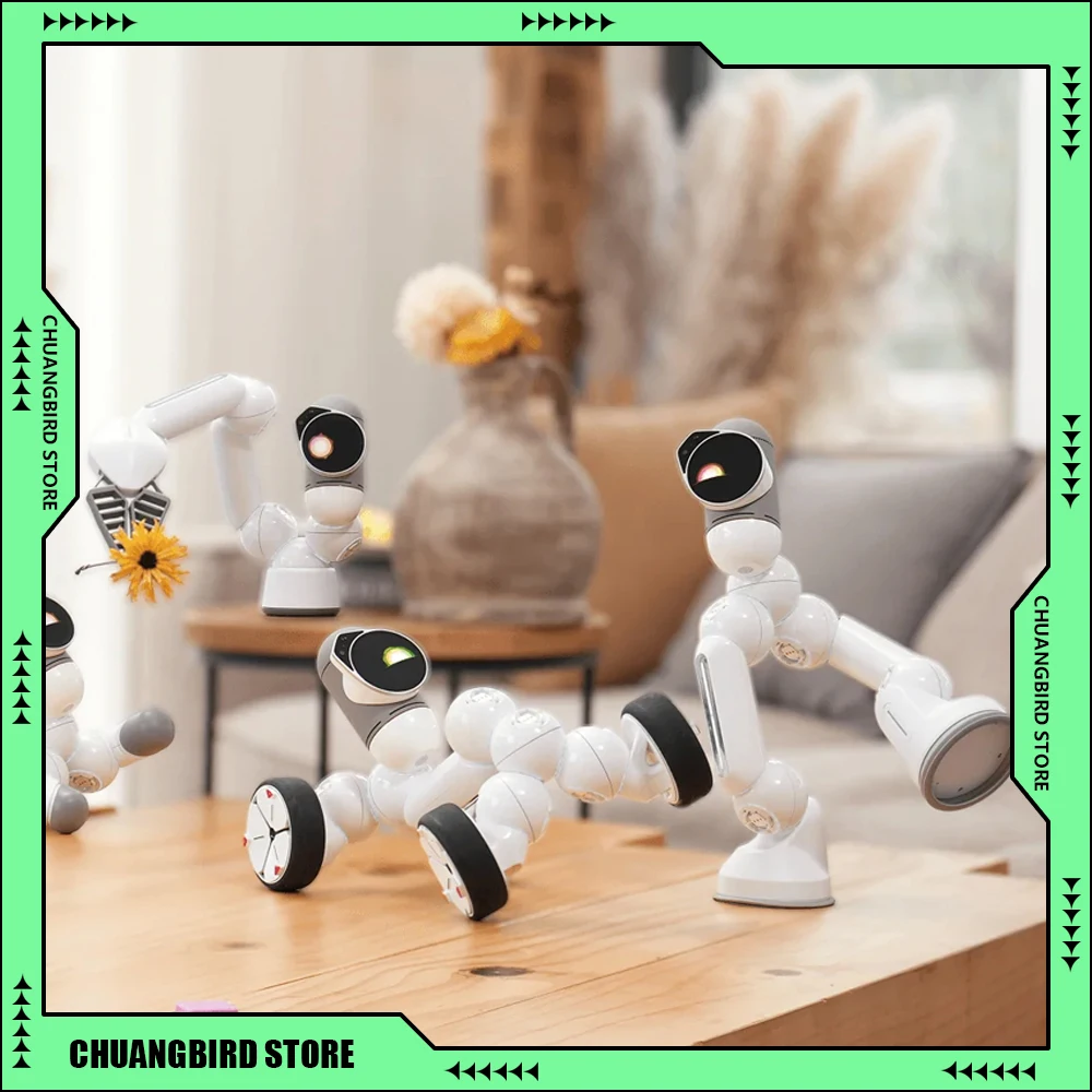 ClicBot Intelligent Robot Electronic AI Program Modular Pet Robot Modular Splicing Robot Toys Accompany Child Christmas Gifts