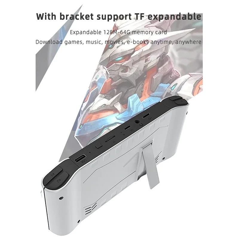 

【Hot Cake】Mecha Version Handheld Game Console Support Doubles Battle Handheld Arcade