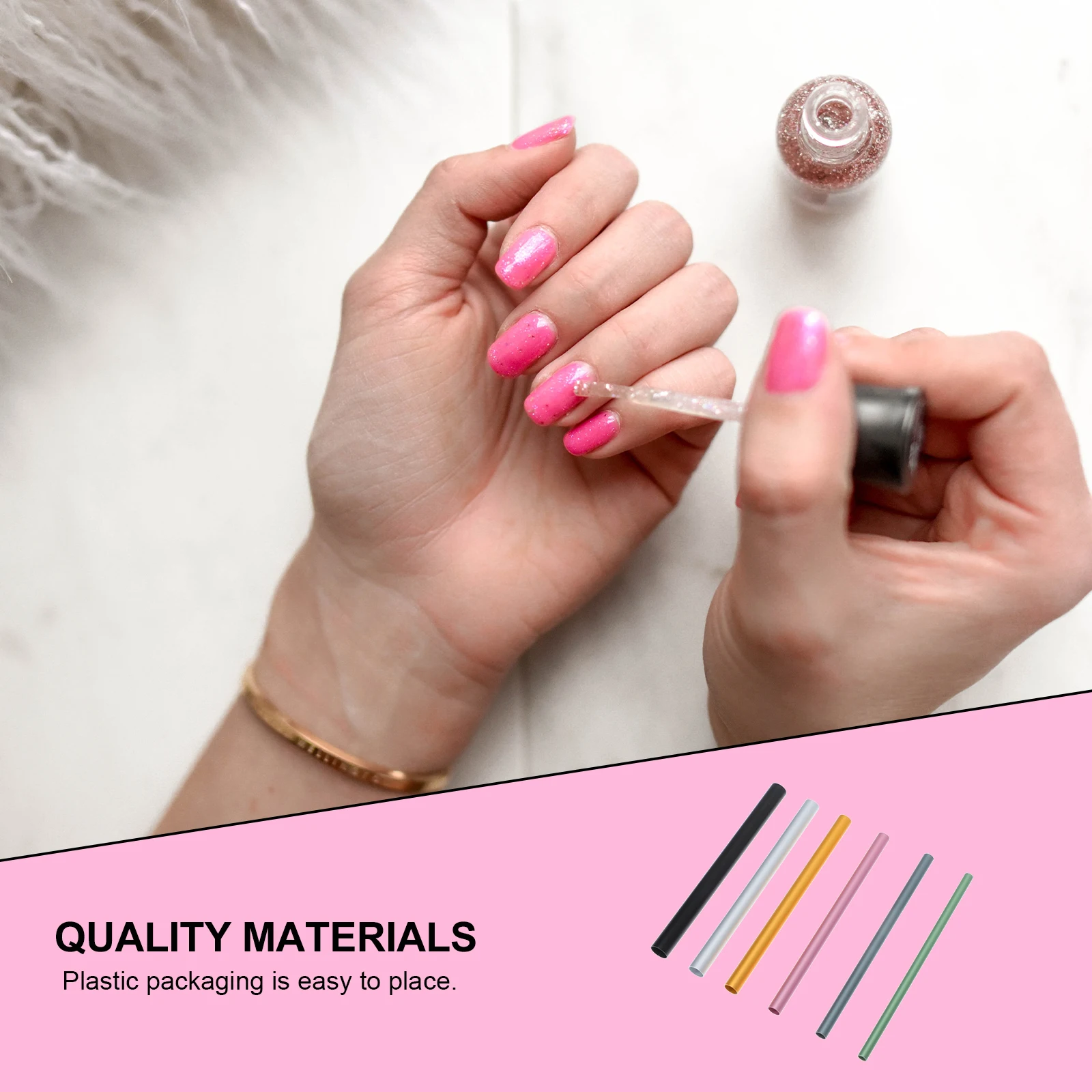 

12pcs Nail Shaping DIY Tools Kit Manicure Tube Extensions Female Supplies Crystal Art Accessories