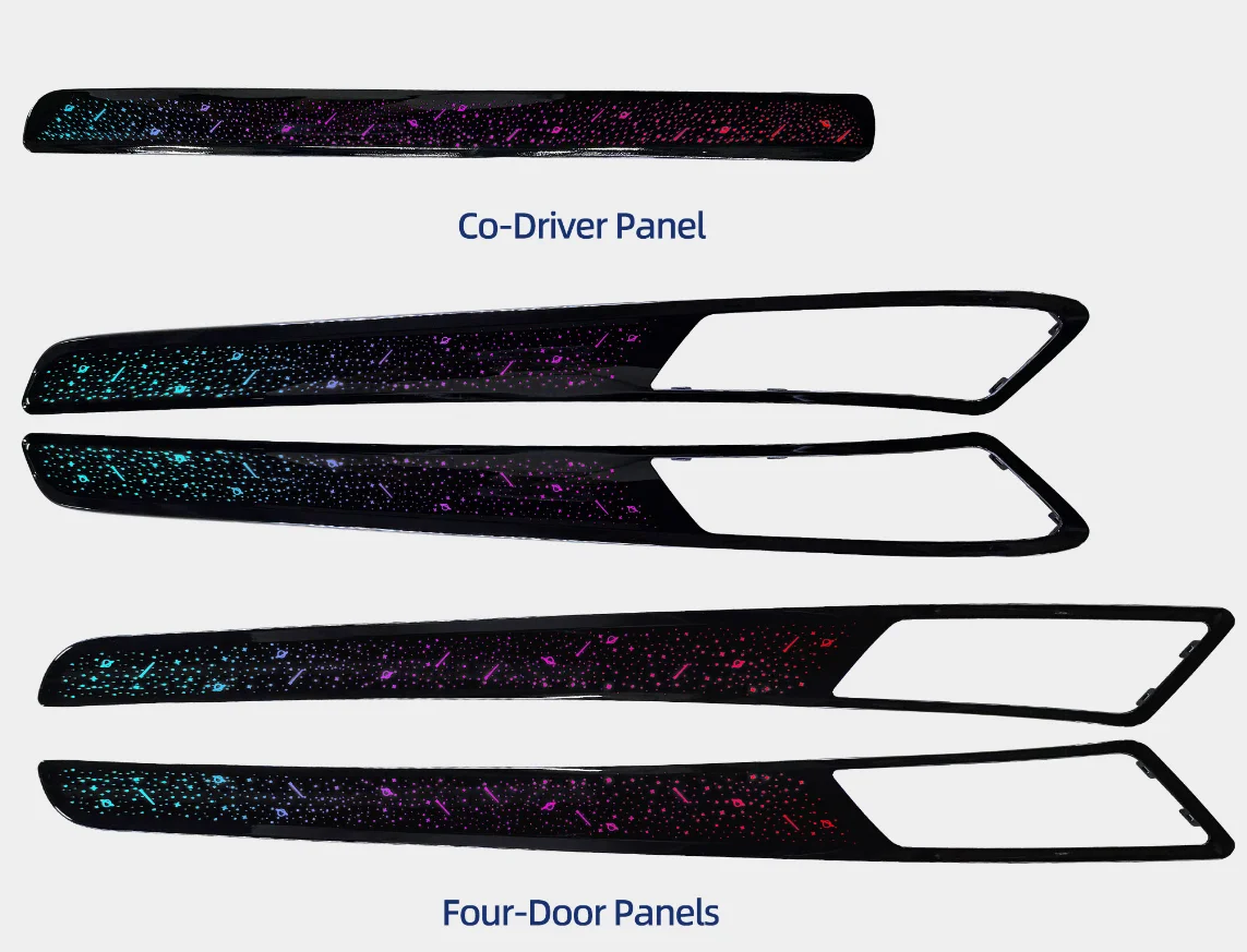 

Комплект из 21 светодиодной лампы для создания звездного атмосферного освещения для Volkswagen VW Golf 7 7.5, 256 цветов, аксессуары для интерьера, светодиодная подсветка воздуховодов, управление через приложение