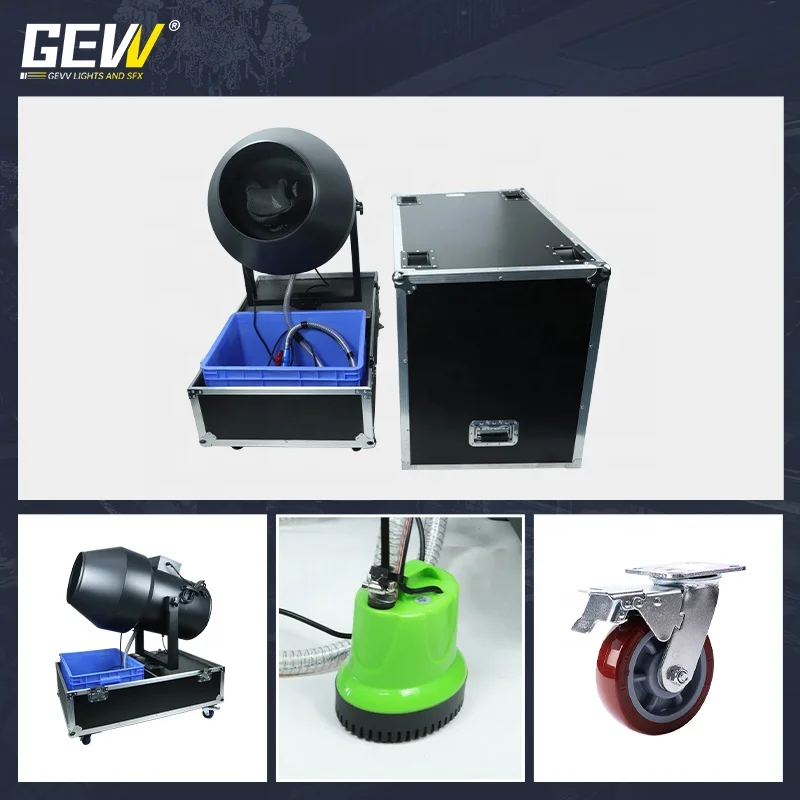 3000W ALL-IN-ONE Bubble Jet Cannon Machinery Spray Party Foam Machine for Swimming Pool Party