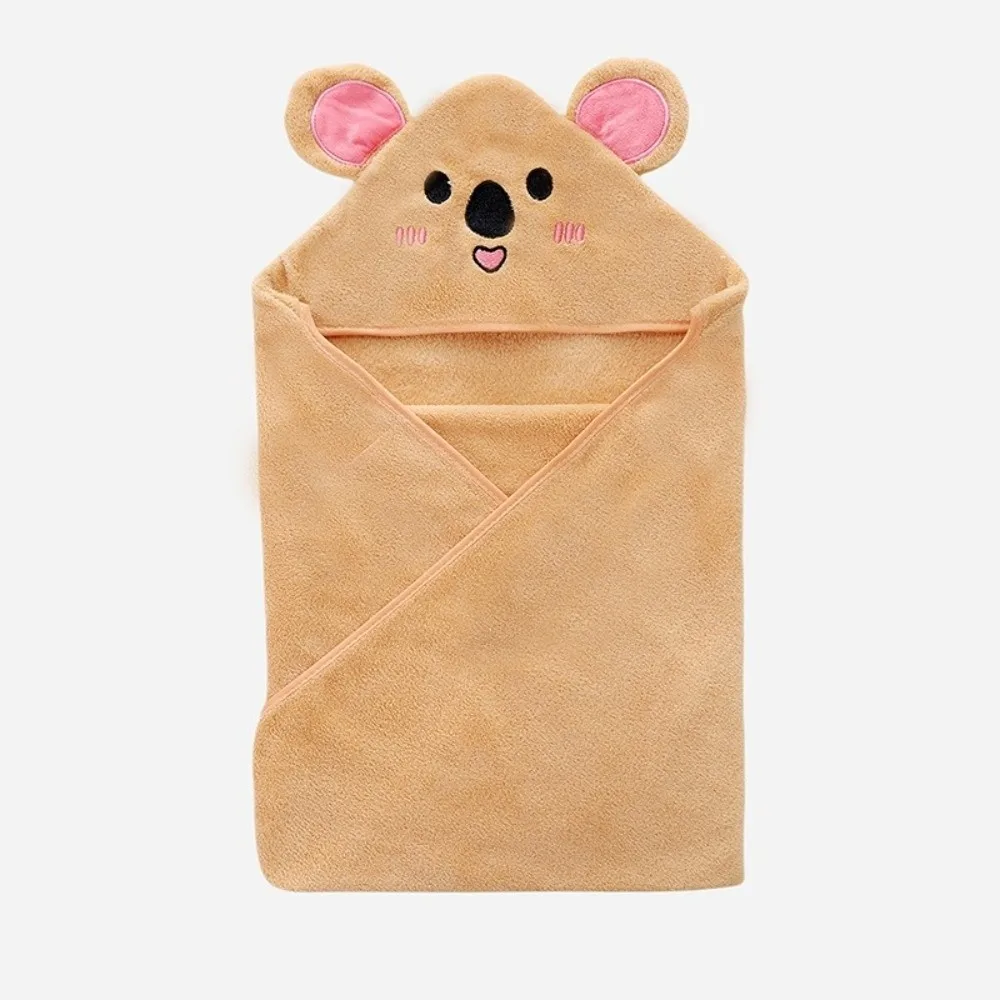 Super Absorbent Baby Bath Towel Soft Fabric Quick-Drying Animal Design Towel Skin-Friendly Microfiber Multifunctional Towel