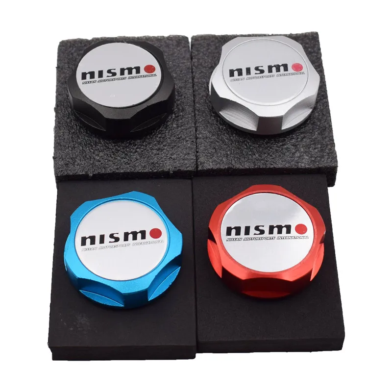 Nismo Cnc Aluminium Motor Oil Tank Cap Cover Voor Nissan