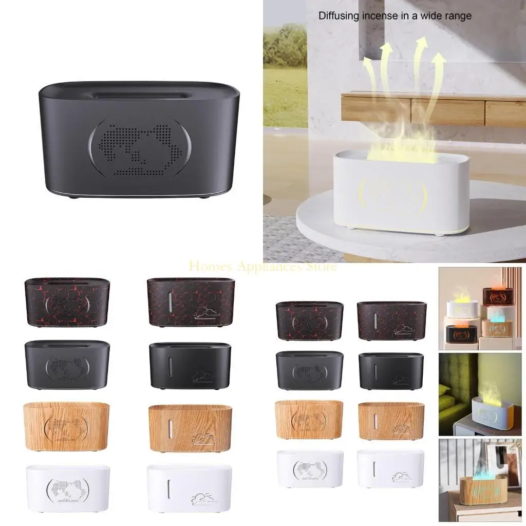 

D0AB USB Powered 160ml Essential Oil Diffuser with Colorful LED Lighting Desktop Air Humidifier Elegant Aromas Diffuser