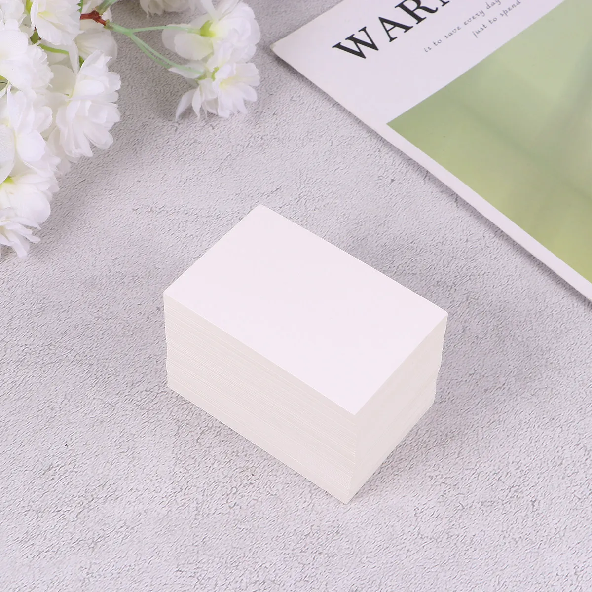 

200Pcs Double Sided Blank Message Cards Paper Wedding Party Gift Tags Memo Cards Words Graffiti Greeting Card