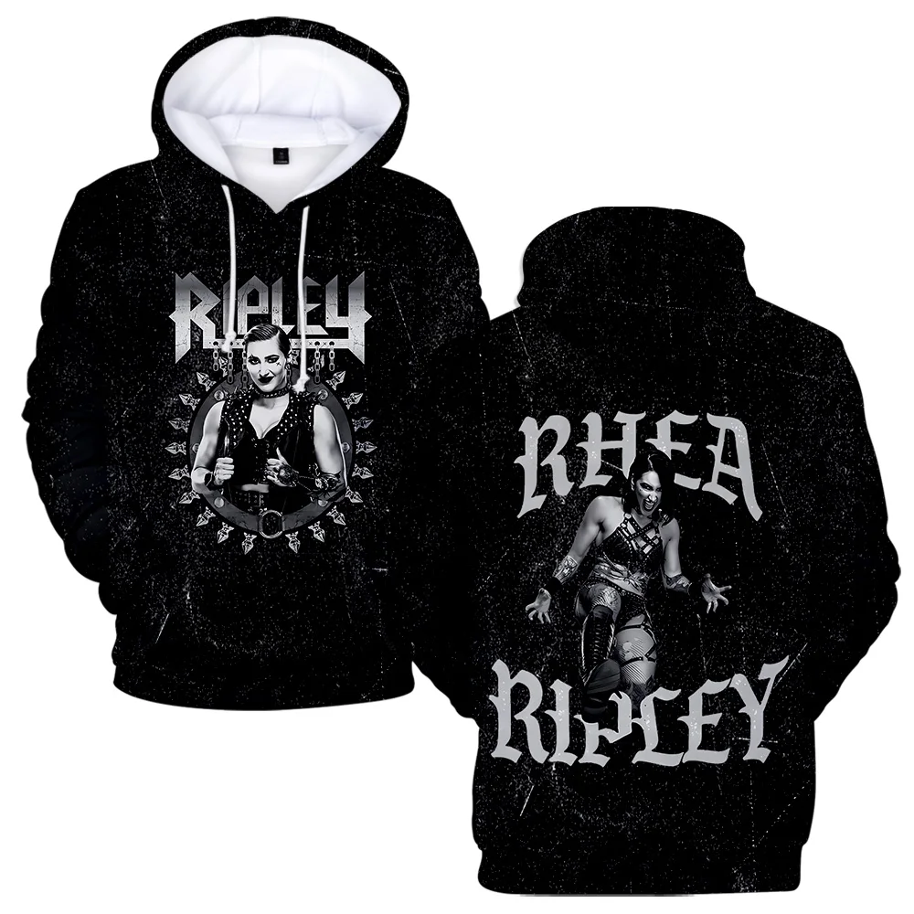 

Rhea Ripley Merch толстовки пуловеры для женщин и мужчин модные повседневные толстовки в стиле хип-хоп новые толстовки с длинными рукавами
