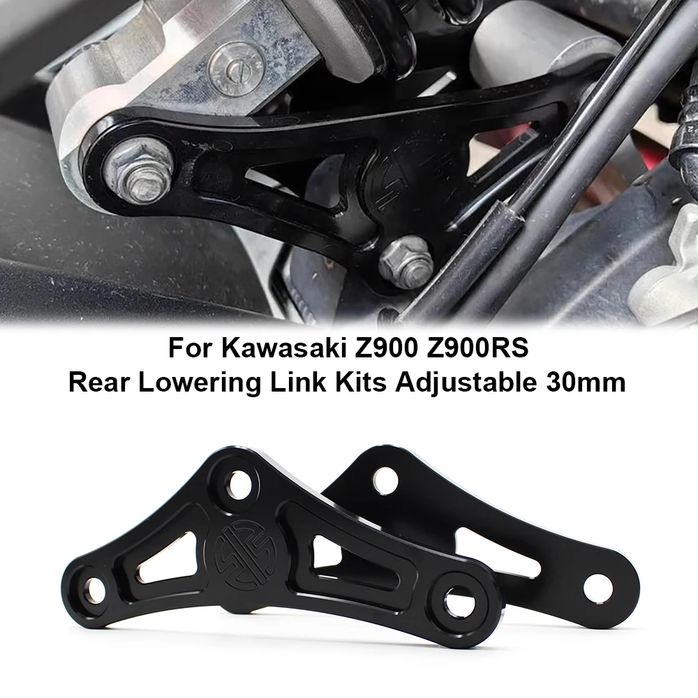 

For Kawasaki Z900 Z900RS Cafe 2017-2023 Motorcycle Rear Shock Absorber Suspension Lowering Link Body Lowering 30mm Device