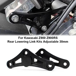 For Kawasaki Z900 Z900RS Cafe 2017-2023 Motorcycle Rear Shock Absorber Suspension Lowering Link Body Lowering 30mm Device