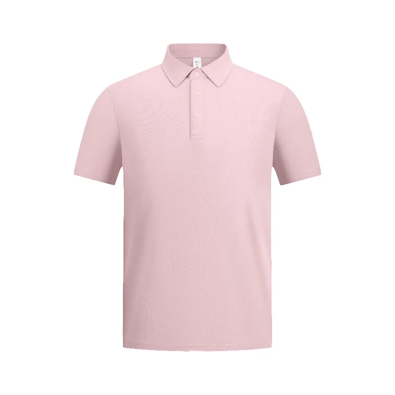 

Couple Fashion Trendy Solid Color Polo Shirt Outdoor Cycling Sport Lightweight Breathable Soft Comfortable Short Sleeve T-shirt