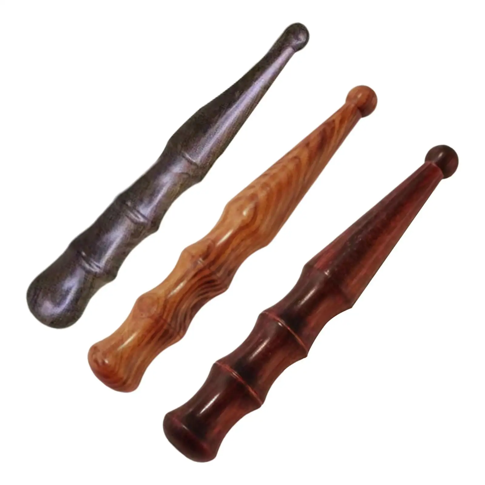 Herramienta de palo de madera para masaje de manos y pies, pulido fino ligero de 3,9 pulgadas para hombres o mujeres, herramienta tailandesa tradicional Manual