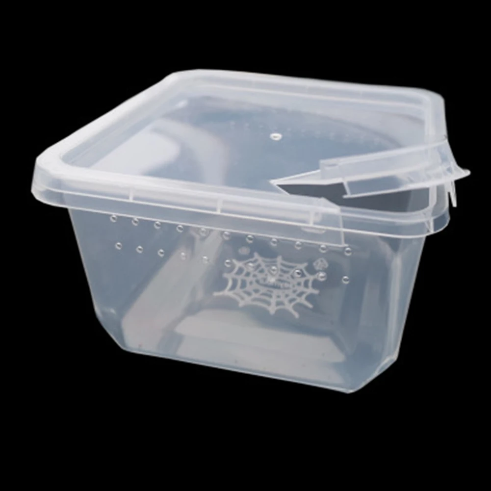 1pcs PP Reptile Breeding Box Cover Transparent Breathable For Frogs Snake Pet Products Reptiles Amphibians