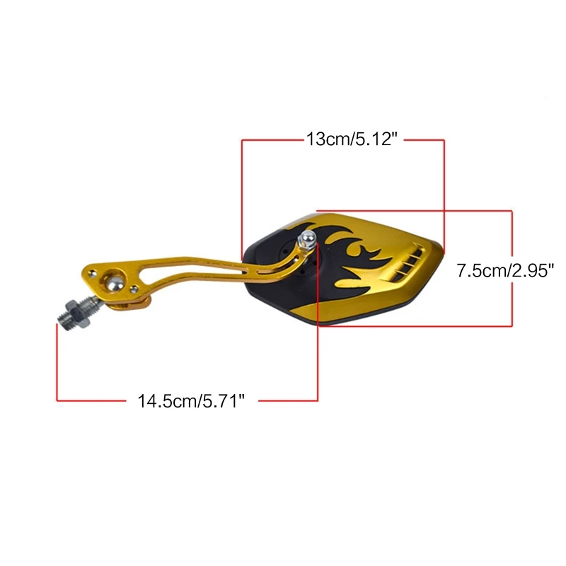 Universal รถจักรยานยนต์อลูมิเนียมด้านหลังสีดำ Handle Bar End ด้านหลัง