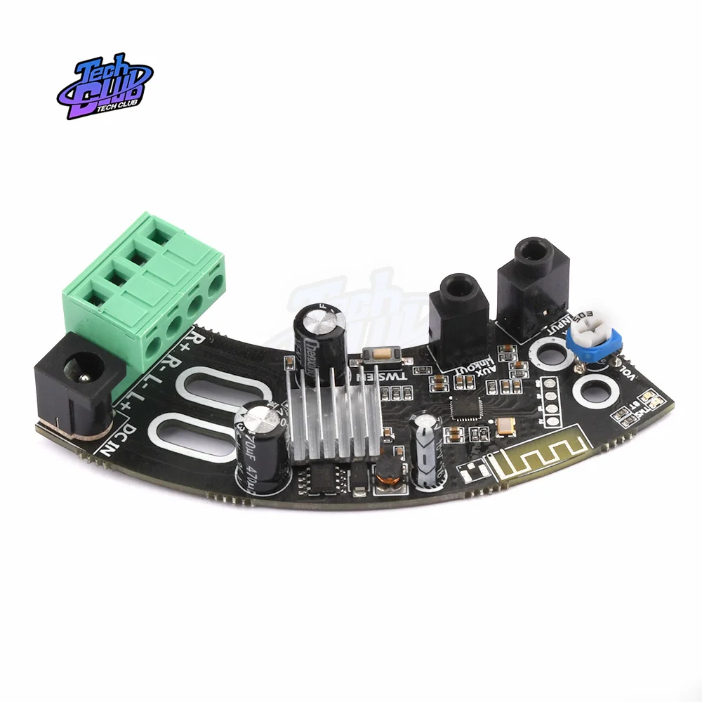 

Плата усилителя мощности, 2,0*15 Вт, 2,0*40 Вт, с поддержкой Bluetooth, 5.0, 2-канальная потолочная колонка, усилитель фоновой музыки