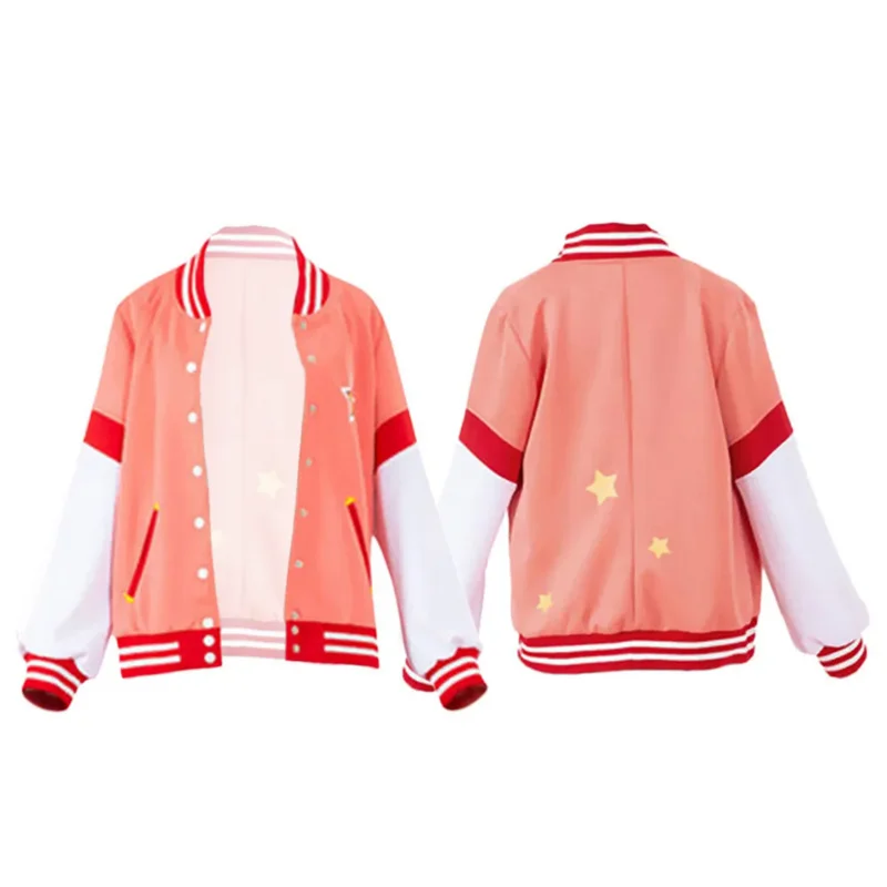 Anime azusawa Kokane cosplay baseball jacket project Sekai colorful stage feat vivid bad squad KHN coat bomber varsity jackets