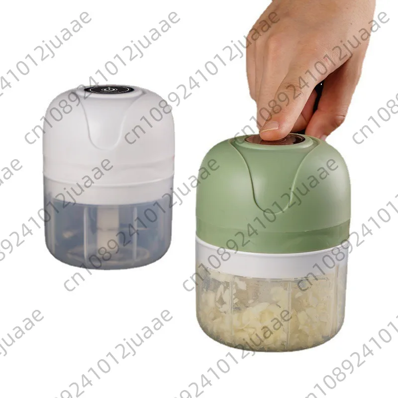 Electric Garlic Chopper USB Rechargeable Mini Food Processor 250Ml Electric Garlic Chopper Portable Wireless Food Chopper W