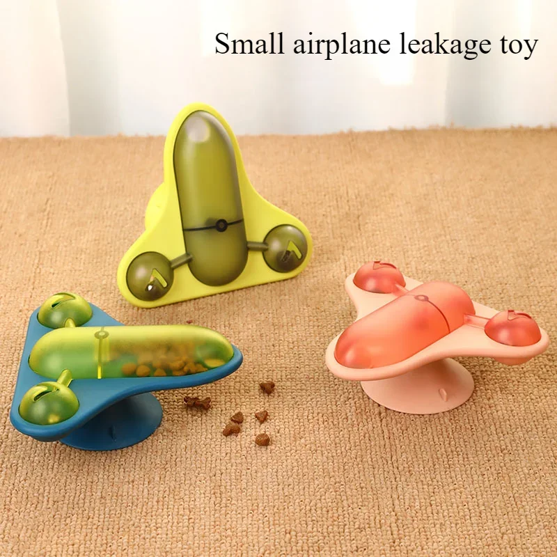 Pet Teasing Stick Cat Toy Tumbler Windmill Wheel Toy Leakage Small Plane dog Toys for small Large dogs