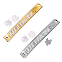 SUV Car Ornament Temporary Stop Parking Card Luminous Phone Number Display Plate DropShipping