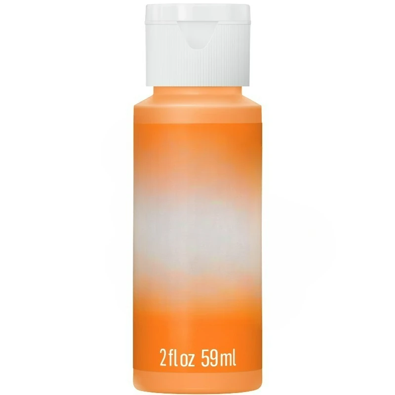 Acrylic Craft Paint, Gloss Finish, Pumpkin Orange