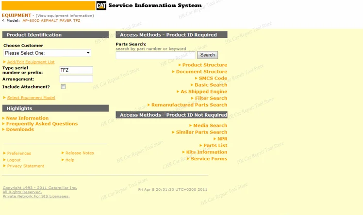 2021.1 CAT SIS Caterpillar Full Service Dealer Part catalog repair manuals SIS for red cat Service Information System free keyen