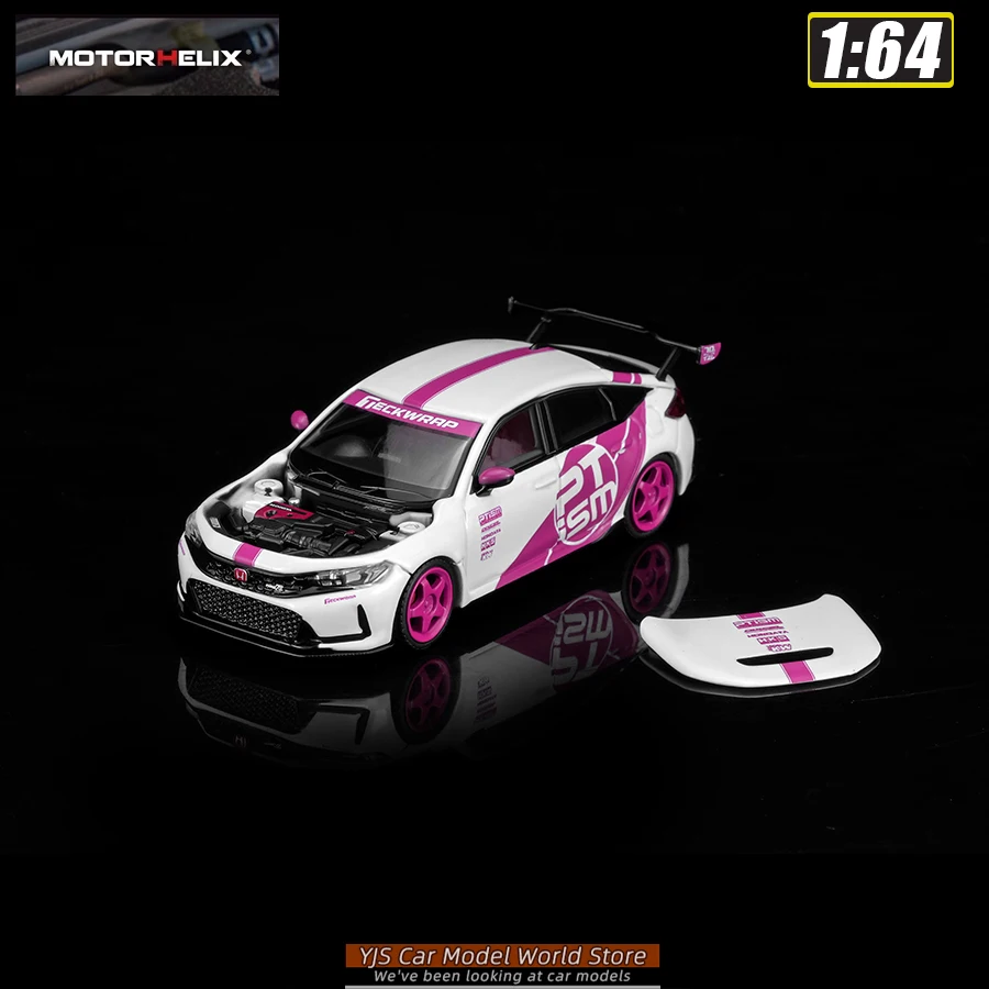 MOTORHELIX Cast Model 1/64 Civic TYPE R  FL5   EK9 Children's Day 993  Sports Car Static Decoration Collection