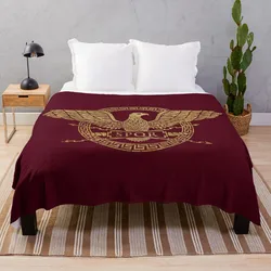 SPQR Roman Empire Eagle Emblem Throw coperta divano coperta divano Plaid sul divano