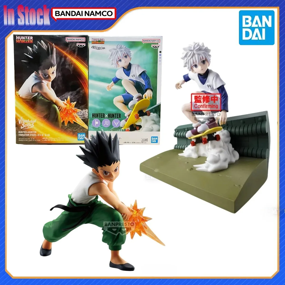 

Genuine Bandai Original Memorable Saga BANPRESTO HUNTER×HUNTER 14cm Killua Zoldyck Action Figure Model Kits Gift for Kids