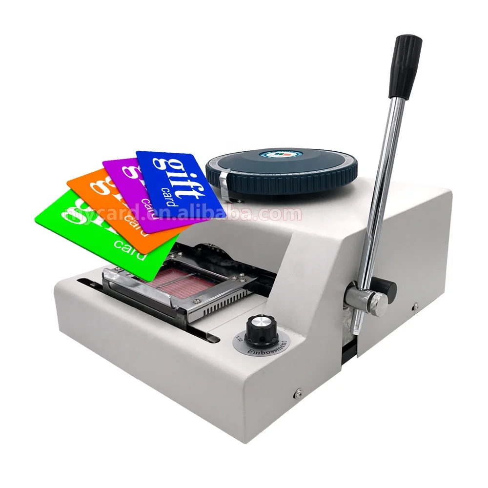 Manual Tipper PVC Card Printer and Embosser Machine for Promotion