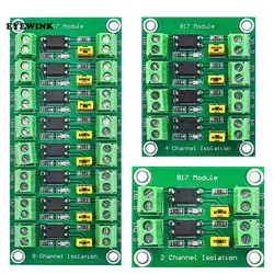 PC817 2 4 Channel Optocoupler Isolation Board Voltage Converter Adapter 3.3V to 5V Module 3.6-30V Driver Photoelectric Isolated
