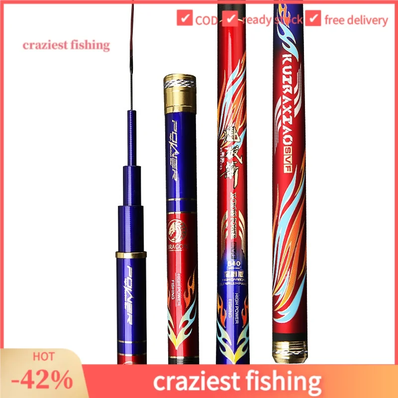 

Spinning for Fishing Rot Fishing Rod Machine Rockfishing Carp Cane Carbon Telescopic Rod Stream Surfcasting Carpfishing