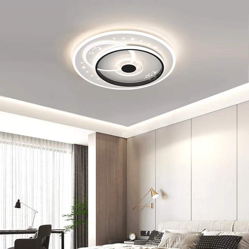 Imagem -06 - Luz de Teto do Céu Estrelado para a Decoração Home Quarto Moderno e Simples Led Atmosférico Teto Montado Lâmpada de Estudo Sala de Estar ac 85220v