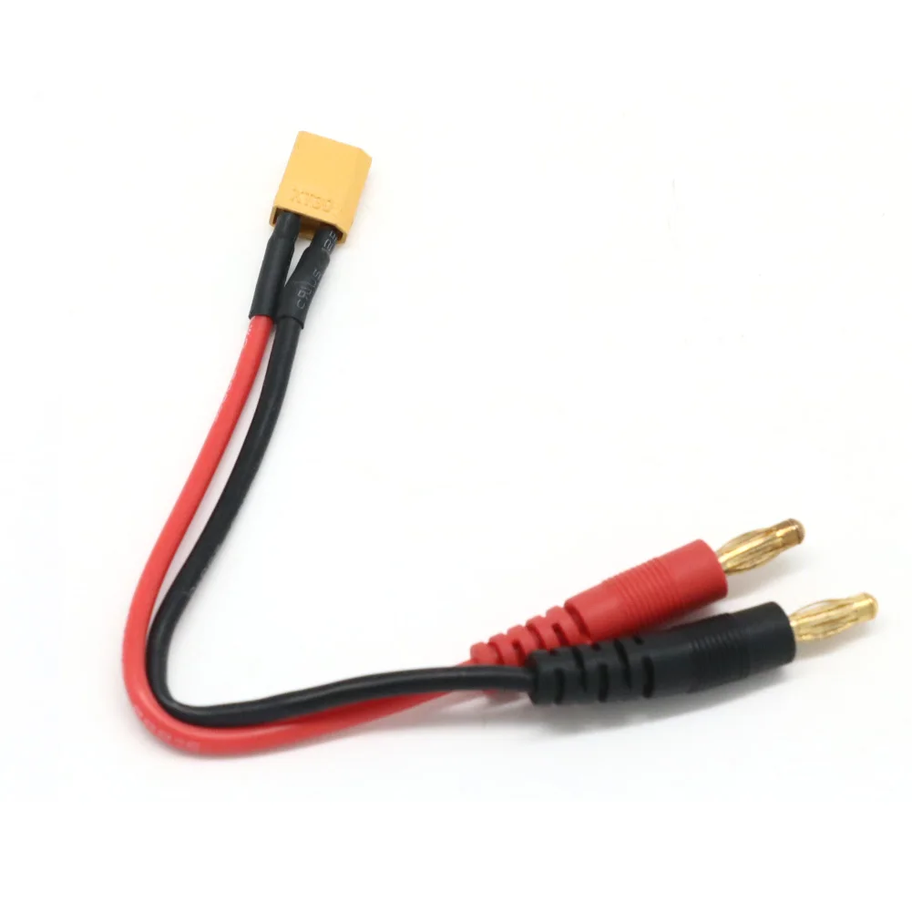 XT30 XT60 XT90 T Plug to 4.0mm Banana Plug Charge Lead 200mm 14AWG lipo Battery Balance Charge Cable