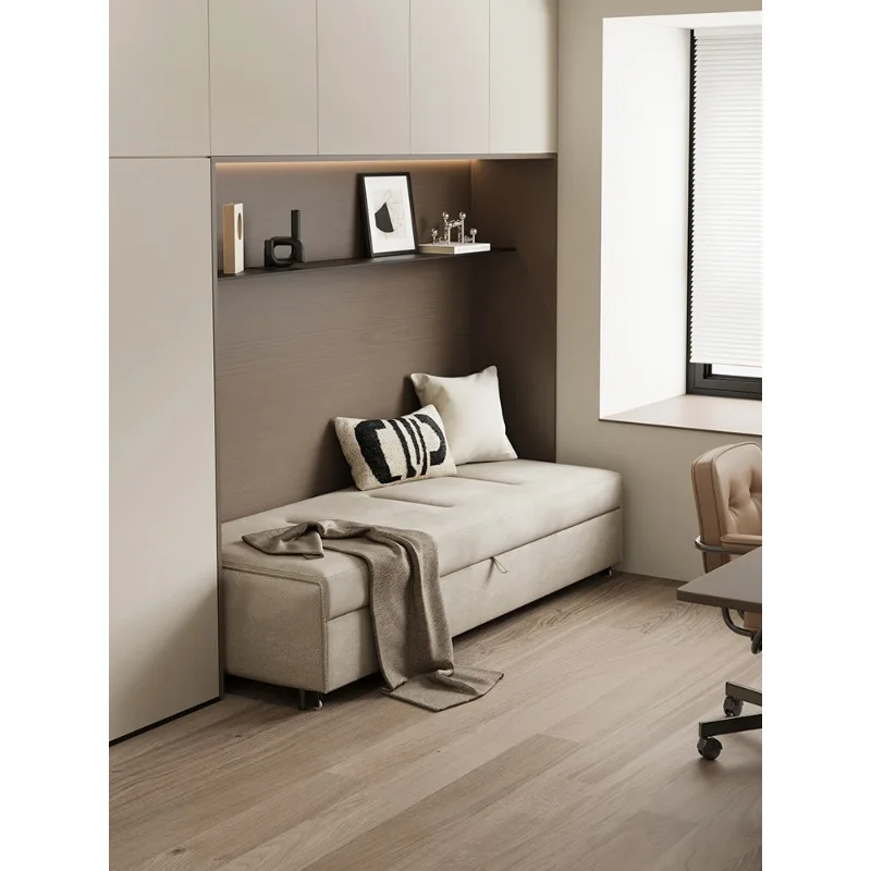 Sofa bed foldable small apartment without armrests Sleeping bed Pull out