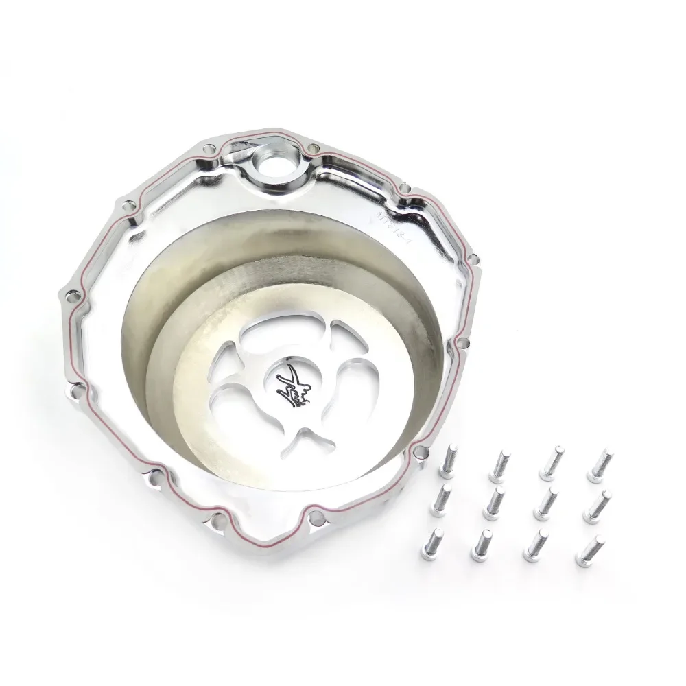 For Motorcycle Suzuki GSX1300R Hayabusa B-king 1999-2022 CHROME See Through Engine Clutch Cover