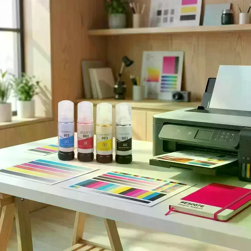 

Printer Ink 003 Refill Set - Dye & Pigment Ink Filling Compatible (L1110, L3110, L3120, L3150, L3210)