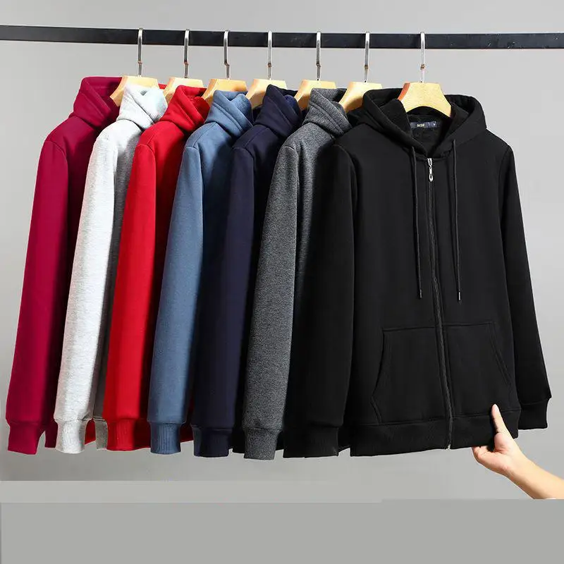 Spring Summer Y2k Clothes Thin Woman Men Sweatshirt 95% Cotton Hooded Zipper Cardigan Loose Casual Jacket Coat Good Quality