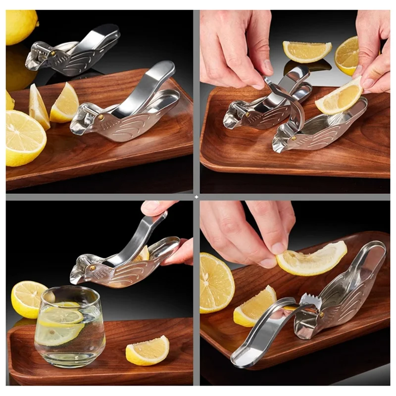 

ABUP-Соковыжималка для лимона из нержавеющей стали, соковыжималка для ломтиков лимона, соковыжималка для пива