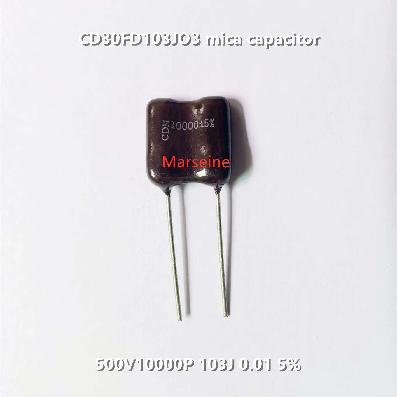

Original New 100% CD30FD103JO3 mica capacitor 500V10000P 103J 0.01 5% (Inductor)